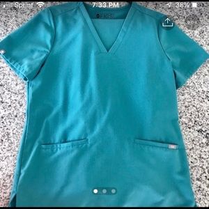 FIGS Marine Casma Top